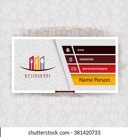Card Presentation Corporate identity Menu Restaurant