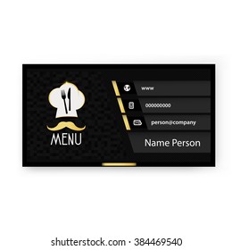 Card Presentation Corporate identity Menu Restaurant