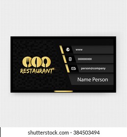 Card Presentation Corporate identity Menu Restaurant