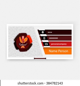 Card Presentation Corporate identity Menu Restaurant