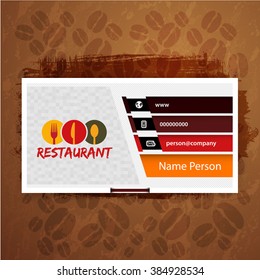 Card Presentation Corporate identity Menu Restaurant