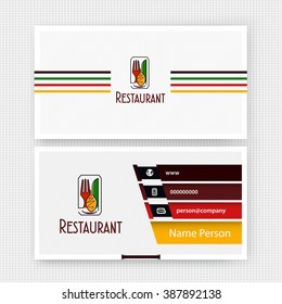 Card Presentation Corporate identity Menu Restaurant