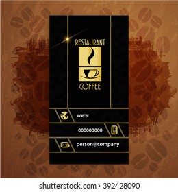 Card Presentation Corporate identity Menu Restaurant