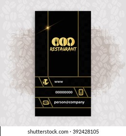 Card Presentation Corporate identity Menu Restaurant