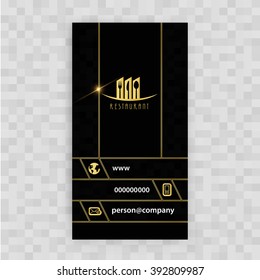 Card Presentation Corporate identity Menu Restaurant