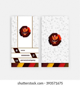 Card Presentation Corporate identity Menu Restaurant