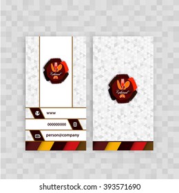 Card Presentation Corporate identity Menu Restaurant