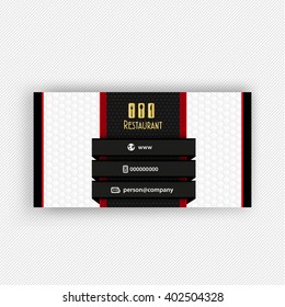 Card Presentation Corporate identity Menu Restaurant