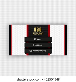 Card Presentation Corporate identity Menu Restaurant