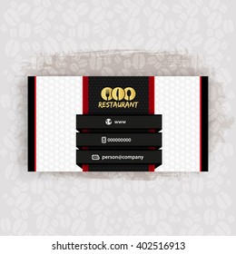 Card Presentation Corporate identity Menu Restaurant