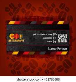 Card Presentation Corporate identity Menu Restaurant