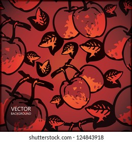 Card with quince