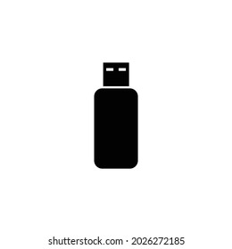 card reader icon, USB icon, illustration on white background.