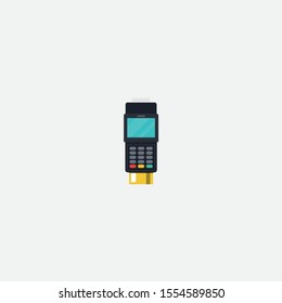 card reader machine graphic element Illustration template design
