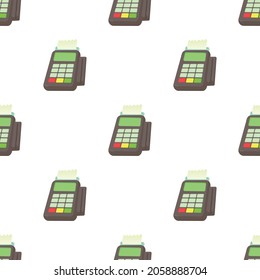 Card reader pattern seamless background texture repeat wallpaper geometric vector