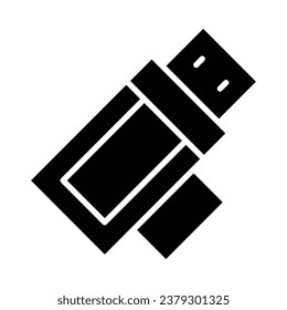 Card Reader Vector Glyph Icon For Personal And Commercial Use.
