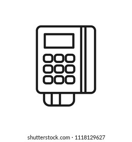 card reader vector icon