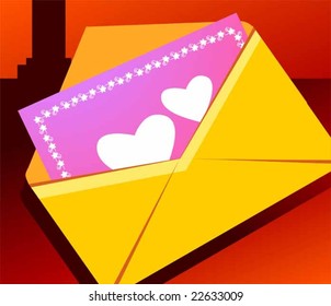 card with red colour 	