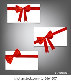 Tarjeta con arcos rojos