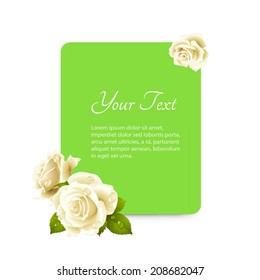 card roses