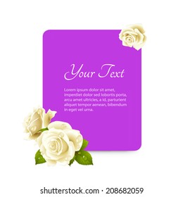 card roses