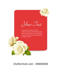 card roses