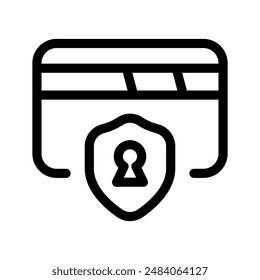 Card Safe Icon Vector Symbol Design Illustration