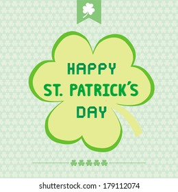 Card for Saint Patrick s Day.
