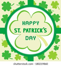 Card for Saint Patrick's Day.