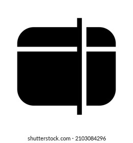 Card Scan icon isolated on white background