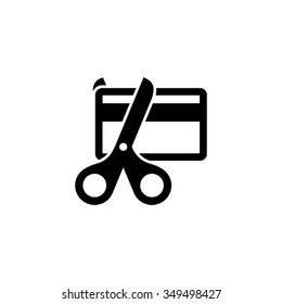 card scissors icon
