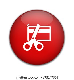 card scissors icon