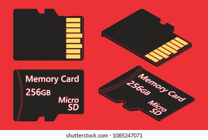 Card SD without outline