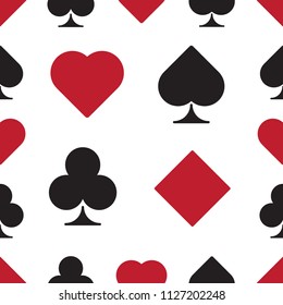 Card Seamless Flat Vector Background