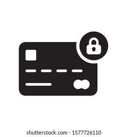 card security icon on white background