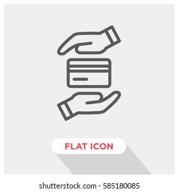 Card security vector icon