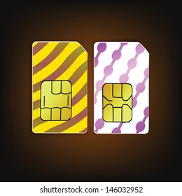 card sim vector isolated mobile phone technology cellular wireless network equipment