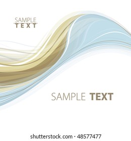 Card softness striped. Vector