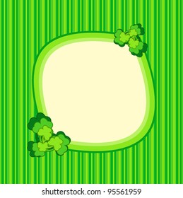 The card for st Patrick's day.