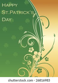 card for st. patricks day celebration