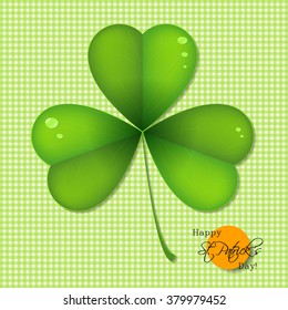 Card for st. patrick's day.  Retro Patterns for Placards, Posters, Flyers and Banner Designs.