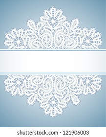 Card  with  stylized  Christmas  snowflake.
