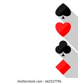 card suit background