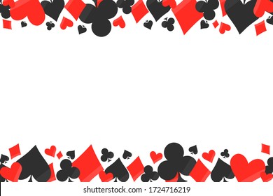 Card suit background. vector illustration