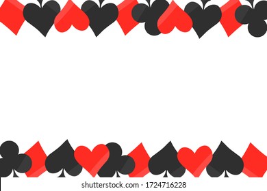 Card suit background. vector illustration