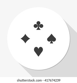 Card suit icon.