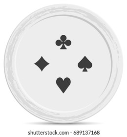 Card suit icon.