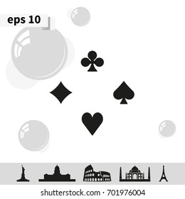 Card suit icon.