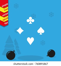 Card suit icon.
