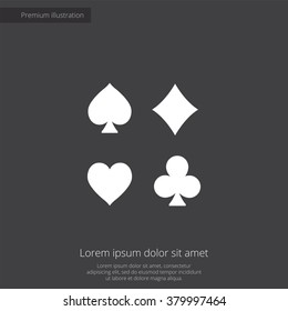 card suit Icon Vector